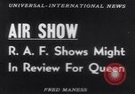 Image of Queen Elizabeth reviews RAF United Kingdom, 1953, second 17 stock footage video 65675041353