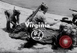 Image of inflated boat Quantico Virginia USA, 1953, second 3 stock footage video 65675041356