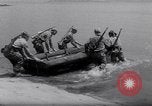 Image of inflated boat Quantico Virginia USA, 1953, second 19 stock footage video 65675041356