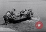 Image of inflated boat Quantico Virginia USA, 1953, second 20 stock footage video 65675041356