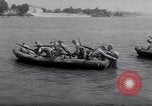 Image of inflated boat Quantico Virginia USA, 1953, second 24 stock footage video 65675041356