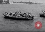 Image of inflated boat Quantico Virginia USA, 1953, second 25 stock footage video 65675041356