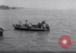 Image of inflated boat Quantico Virginia USA, 1953, second 28 stock footage video 65675041356