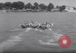 Image of inflated boat Quantico Virginia USA, 1953, second 34 stock footage video 65675041356