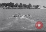 Image of inflated boat Quantico Virginia USA, 1953, second 35 stock footage video 65675041356