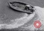 Image of inflated boat Quantico Virginia USA, 1953, second 39 stock footage video 65675041356