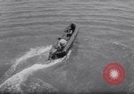 Image of inflated boat Quantico Virginia USA, 1953, second 47 stock footage video 65675041356