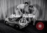 Image of early self-driving car technology Princeton New Jersey USA, 1953, second 3 stock footage video 65675041357