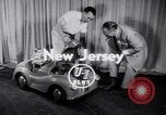 Image of early self-driving car technology Princeton New Jersey USA, 1953, second 4 stock footage video 65675041357