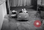 Image of early self-driving car technology Princeton New Jersey USA, 1953, second 28 stock footage video 65675041357