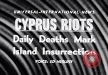 Image of Riots Cyprus, 1956, second 16 stock footage video 65675041370
