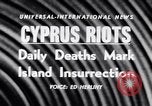 Image of Riots Cyprus, 1956, second 17 stock footage video 65675041370