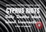 Image of Riots Cyprus, 1956, second 18 stock footage video 65675041370