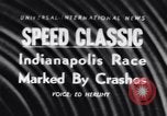 Standbild Racing event Indianapolis Indiana USA, 1956, aus Sekunde 1 historischem Filmmaterial Videoclip 65675041376