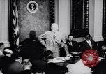 Image of President Eisenhower Washington DC USA, 1956, second 41 stock footage video 65675041377