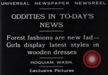 Standbild Kleider aus Holz Hoquiam Washington USA, 1929, aus Sekunde 3 historischem Filmmaterial Videoclip 65675041384
