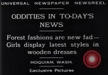 Standbild Kleider aus Holz Hoquiam Washington USA, 1929, aus Sekunde 12 historischem Filmmaterial Videoclip 65675041384