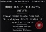 Standbild Kleider aus Holz Hoquiam Washington USA, 1929, aus Sekunde 14 historischem Filmmaterial Videoclip 65675041384