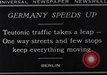 Image of One way streets Germany, 1929, second 9 stock footage video 65675041389
