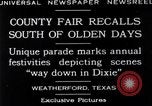 Immagine di County Fair Weatherford Texas USA, 1929, secondo 9 filmato di repertorio 65675041391