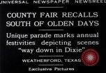 Immagine di County Fair Weatherford Texas USA, 1929, secondo 11 filmato di repertorio 65675041391
