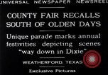 Immagine di County Fair Weatherford Texas USA, 1929, secondo 15 filmato di repertorio 65675041391