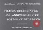 Standbild Bundeskanzler Bruening Gleiwitz Deutschland, 1931, aus Sekunde 6 historischem Filmmaterial Videoclip 65675041395