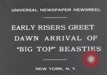 Standbild Circus New York City USA, 1931, aus Sekunde 5 historischem Filmmaterial Videoclip 65675041396