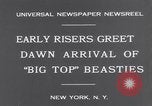 Standbild Circus New York City USA, 1931, aus Sekunde 7 historischem Filmmaterial Videoclip 65675041396