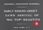 Standbild Circus New York City USA, 1931, aus Sekunde 8 historischem Filmmaterial Videoclip 65675041396