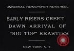 Standbild Circus New York City USA, 1931, aus Sekunde 9 historischem Filmmaterial Videoclip 65675041396