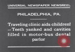 Immagine di Salone dentale Philadelphia Pennsylvania USA, 1931, secondo 5 filmato di repertorio 65675041398