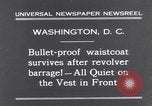 Immagine di Giubbotto antiproiettile Washington DC USA, 1931, secondo 3 filmato di repertorio 65675041399