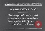 Immagine di Giubbotto antiproiettile Washington DC USA, 1931, secondo 4 filmato di repertorio 65675041399