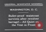 Immagine di Giubbotto antiproiettile Washington DC USA, 1931, secondo 5 filmato di repertorio 65675041399