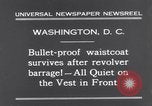 Immagine di Giubbotto antiproiettile Washington DC USA, 1931, secondo 6 filmato di repertorio 65675041399