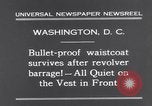 Immagine di Giubbotto antiproiettile Washington DC USA, 1931, secondo 7 filmato di repertorio 65675041399