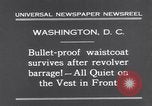 Immagine di Giubbotto antiproiettile Washington DC USA, 1931, secondo 8 filmato di repertorio 65675041399