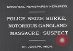 Image of Gangster Fred Burke captured by police Saint Joseph Michigan USA, 1931, second 7 stock footage video 65675041400