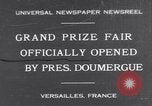 Standbild Präsident Doumergue Versailles Frankreich, 1931, aus Sekunde 1 historischem Filmmaterial Videoclip 65675041401