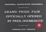 Standbild Präsident Doumergue Versailles Frankreich, 1931, aus Sekunde 5 historischem Filmmaterial Videoclip 65675041401