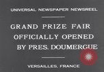 Standbild Präsident Doumergue Versailles Frankreich, 1931, aus Sekunde 6 historischem Filmmaterial Videoclip 65675041401