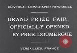 Standbild Präsident Doumergue Versailles Frankreich, 1931, aus Sekunde 8 historischem Filmmaterial Videoclip 65675041401
