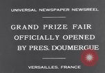 Standbild Präsident Doumergue Versailles Frankreich, 1931, aus Sekunde 9 historischem Filmmaterial Videoclip 65675041401
