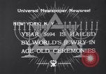 Standbild New Yorker Juden beobachten Rosch Haschanah 1933 New York City USA, 1933, aus Sekunde 3 historischem Filmmaterial Videoclip 65675041403