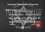 Standbild New Yorker Juden beobachten Rosch Haschanah 1933 New York City USA, 1933, aus Sekunde 7 historischem Filmmaterial Videoclip 65675041403