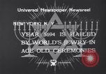 Standbild New Yorker Juden beobachten Rosch Haschanah 1933 New York City USA, 1933, aus Sekunde 9 historischem Filmmaterial Videoclip 65675041403