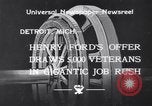 Standbild Arbeitslose Kriegsveteranen Detroit Michigan USA, 1933, aus Sekunde 7 historischem Filmmaterial Videoclip 65675041405