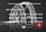 Standbild Arbeitslose Kriegsveteranen Detroit Michigan USA, 1933, aus Sekunde 9 historischem Filmmaterial Videoclip 65675041405