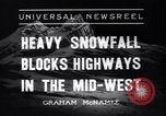 Image of snowfall Omaha Nebraska USA, 1937, second 4 stock footage video 65675041414